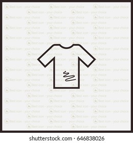 Tshirt Icon icon, vector illustration. 