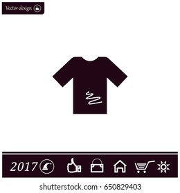 Tshirt Icon icon, vector illustration. 