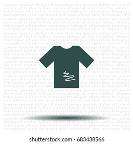 Tshirt Icon icon, vector illustration. 