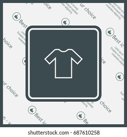 Tshirt Icon icon, vector illustration. 
