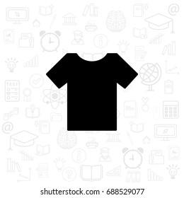Tshirt icon, vector illustration. 