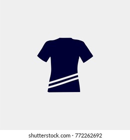 t-shirt icon, vector illustration.