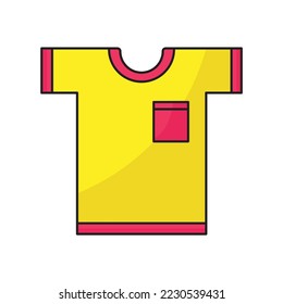 Ilustración de vectores de iconos de camisetas - EPS 10