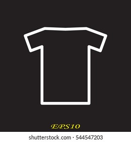 T-shirt, icon, vector illustration eps10