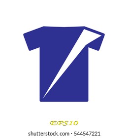 T-shirt, icon, vector illustration eps10