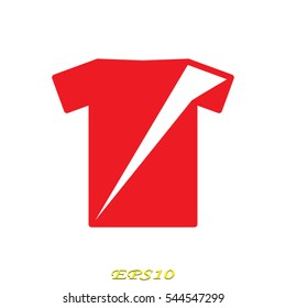 T-shirt, icon, vector illustration eps10