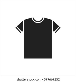 T-shirt icon. Vector illustration, eps10