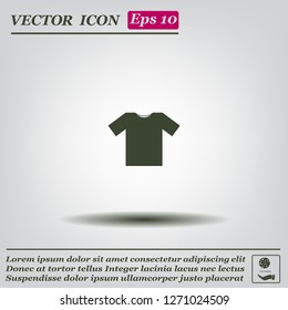 Tshirt Icon icon, vector illustration. Flat design style