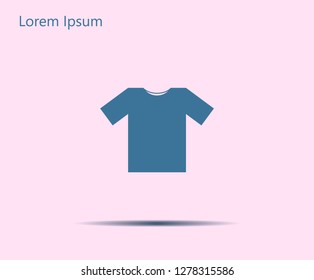 Tshirt Icon icon, vector illustration. Flat design style
