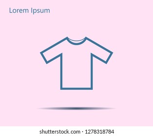 Tshirt Icon icon, vector illustration. Flat design style