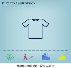 Tshirt Icon icon, vector illustration. Flat design style