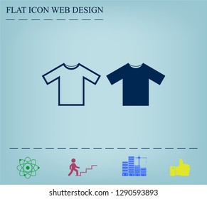 Tshirt Icon icon, vector illustration. Flat design style
