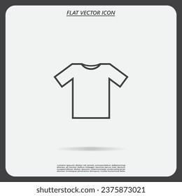 Tshirt Icon icon, vector illustration. Flat design style