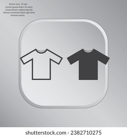 Tshirt Icon icon, vector illustration. Flat design style