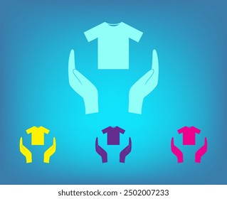 Tshirt Icon icon, vector illustration. Flat design style