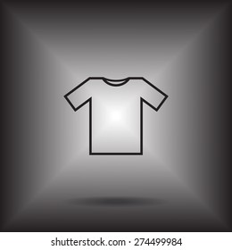 Tshirt Icon icon, vector illustration. Flat design style