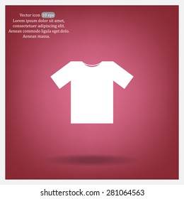 T-shirt Icon icon, vector illustration. Flat design style