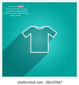 Tshirt Icon icon, vector illustration. Flat design style
