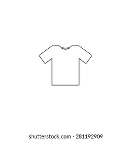 Tshirt Icon icon, vector illustration. Flat design style