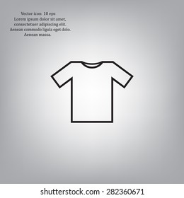 Tshirt Icon icon, vector illustration. Flat design style