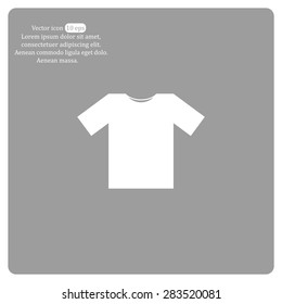 Tshirt Icon icon, vector illustration. Flat design style