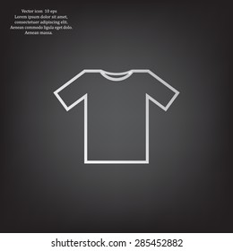 Tshirt Icon icon, vector illustration. Flat design style