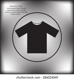 Tshirt Icon icon, vector illustration. Flat design style