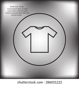 Tshirt Icon icon, vector illustration. Flat design style