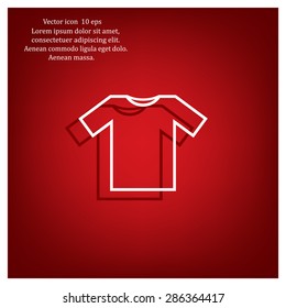 Tshirt Icon icon, vector illustration. Flat design style