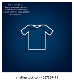 Tshirt Icon icon, vector illustration. Flat design style