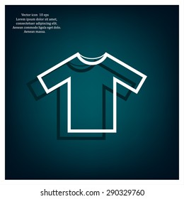 Tshirt Icon icon, vector illustration. Flat design style