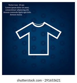 Tshirt Icon icon, vector illustration. Flat design style