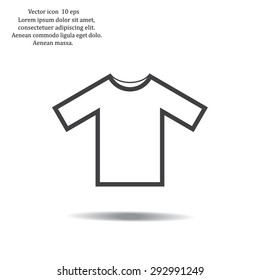 Tshirt Icon icon, vector illustration. Flat design style