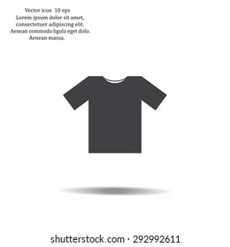 Tshirt Icon icon, vector illustration. Flat design style