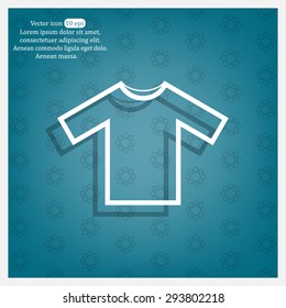 Tshirt Icon icon, vector illustration. Flat design style
