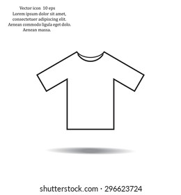 Tshirt Icon icon, vector illustration. Flat design style