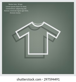 Tshirt Icon icon, vector illustration. Flat design style