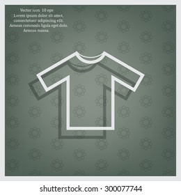 Tshirt Icon icon, vector illustration. Flat design style