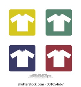 Tshirt Icon icon, vector illustration. Flat design style