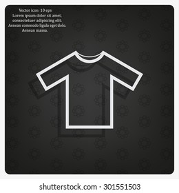 Tshirt Icon icon, vector illustration. Flat design style