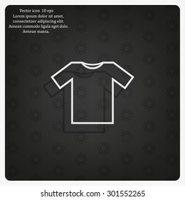 Tshirt Icon icon, vector illustration. Flat design style