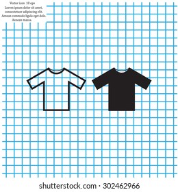 Tshirt Icon icon, vector illustration. Flat design style