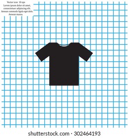 Tshirt Icon icon, vector illustration. Flat design style