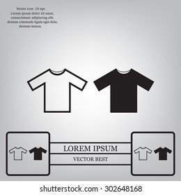 Tshirt Icon icon, vector illustration. Flat design style