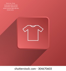 Tshirt Icon icon, vector illustration. Flat design style