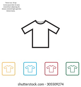 Tshirt Icon icon, vector illustration. Flat design style