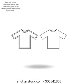 Tshirt Icon icon, vector illustration. Flat design style