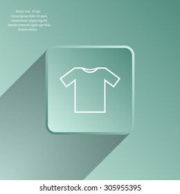 Tshirt Icon icon, vector illustration. Flat design style