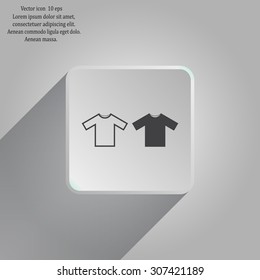 Tshirt Icon icon, vector illustration. Flat design style