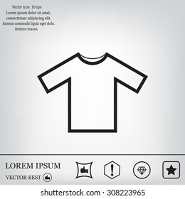 Tshirt Icon icon, vector illustration. Flat design style